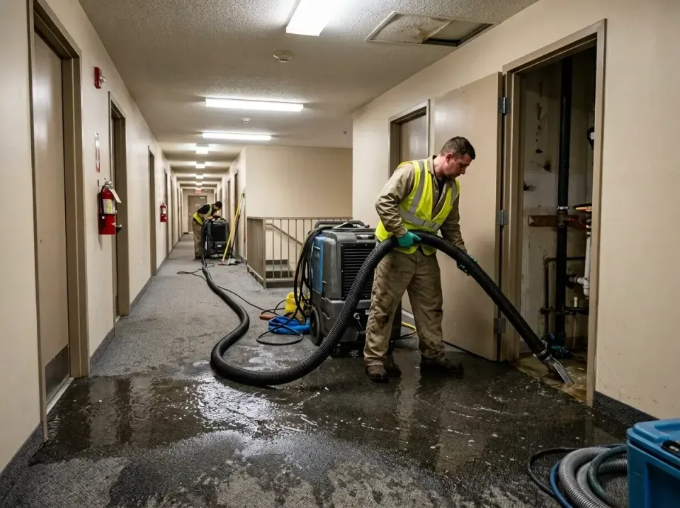 multi-unit-apartment-hallway-f-005 — frequently asked questions, Emergency Burst Pipe Water Extraction & Removal in Kemmerer…